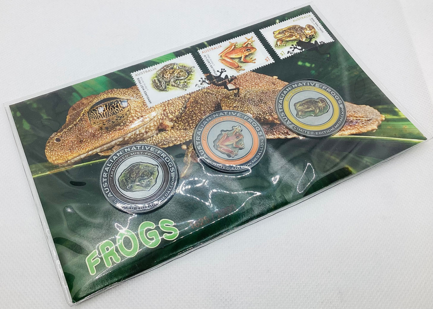 2018 PNC 3 MEDALLIONS NATIVE FROGS LIMITED EDITION 1859/2000 #M2856