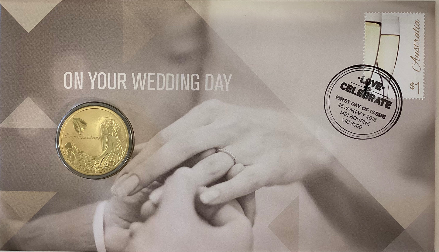 2016 PNC On Your Wedding Day Perth Mint $1 Coin Limited Edition 3500