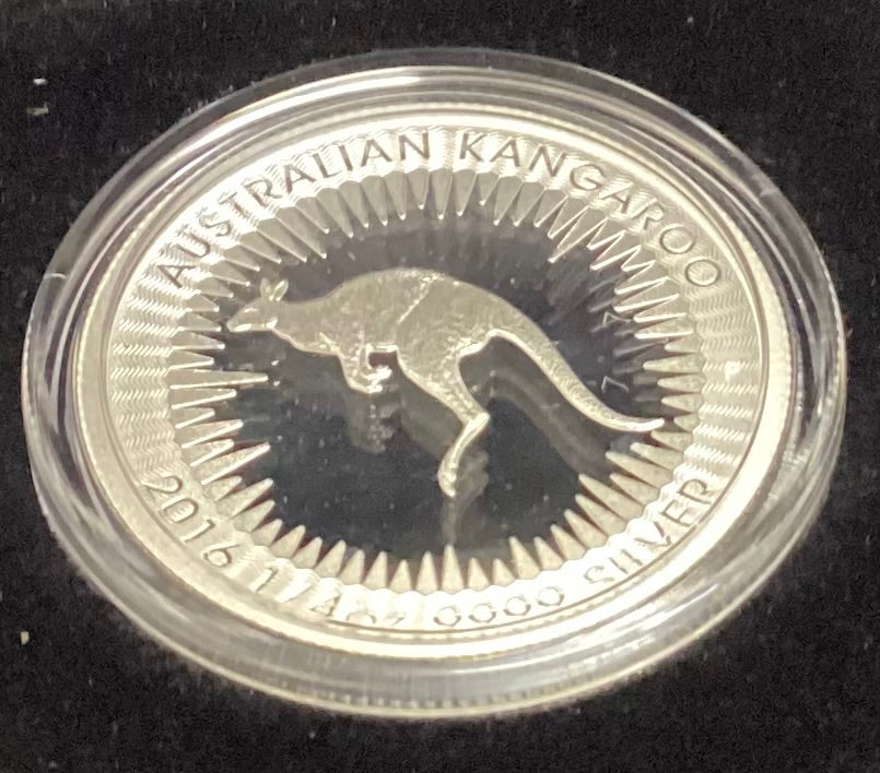 2016 Australian Kangaroo - 1/4oz Silver Proof Coin - Perth Mint -