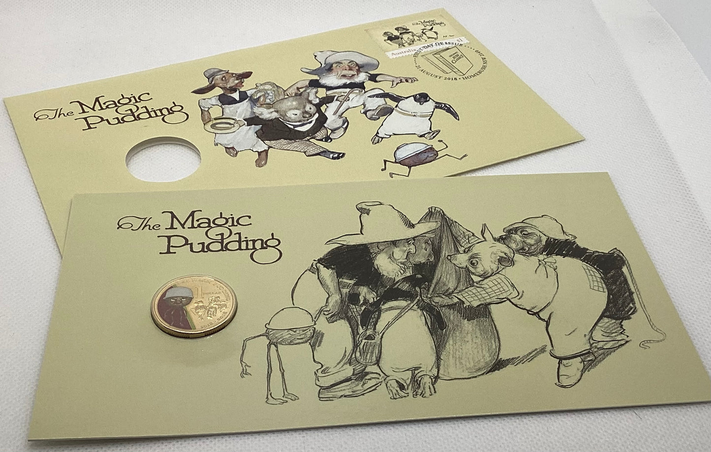 2018 PNC The Magic Pudding RAM $1 Coloured Coin
