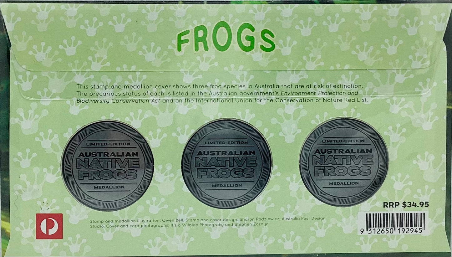 2018 PNC 3 MEDALLIONS NATIVE FROGS LIMITED EDITION 1859/2000 #M2856