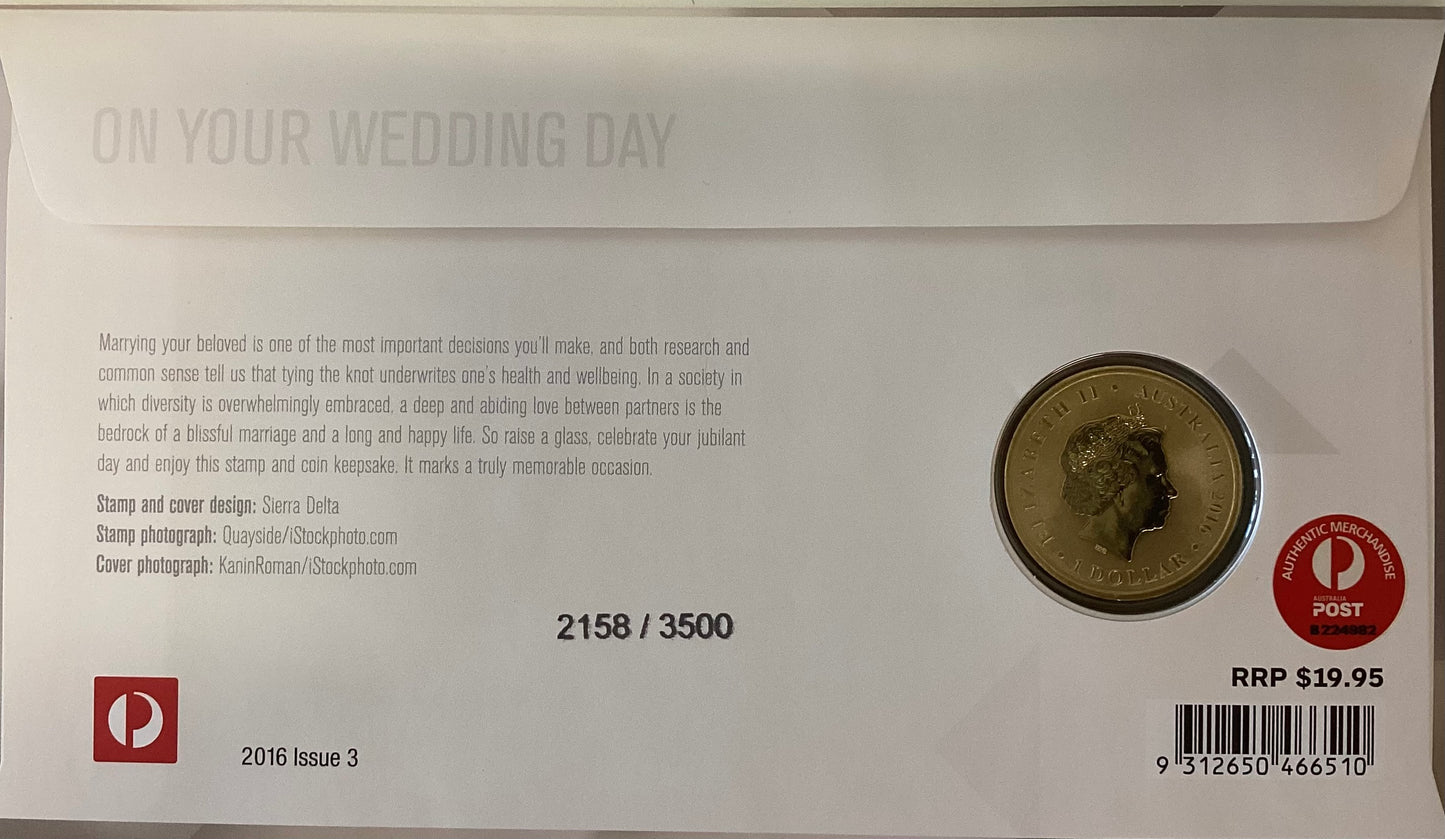 2016 PNC On Your Wedding Day Perth Mint $1 Coin Limited Edition 3500