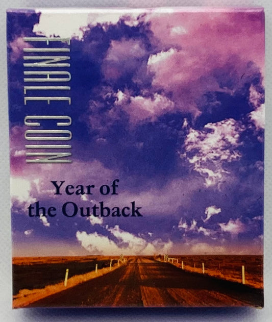 2002 RAM $5 FINALE COIN " YEAR of the OUTBACK" HOLOGRAM SILVER PROOF COIN