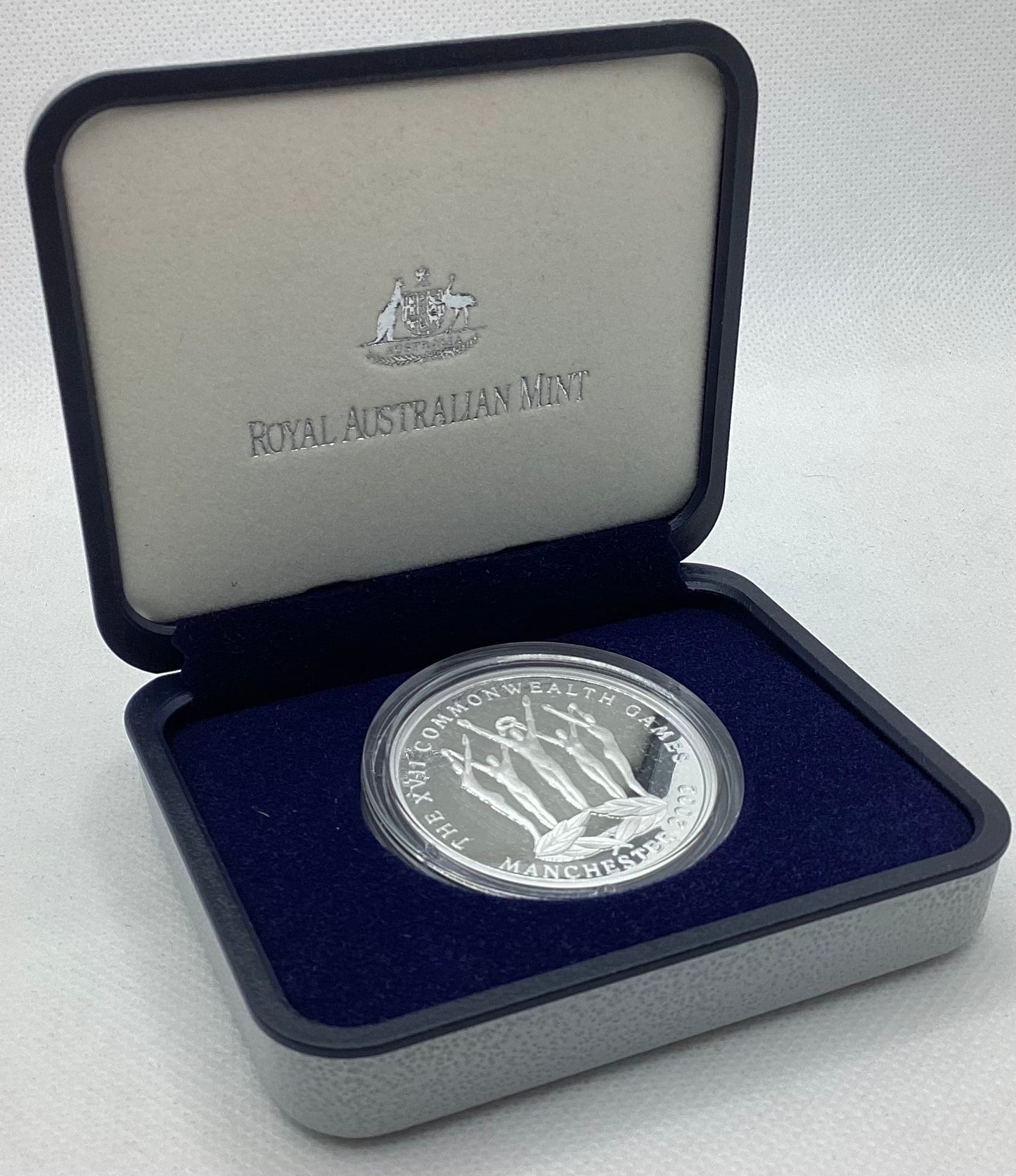2002 XVII Commonwealth Games $5 999 Pure Silver Coin - RAM - 36.31g