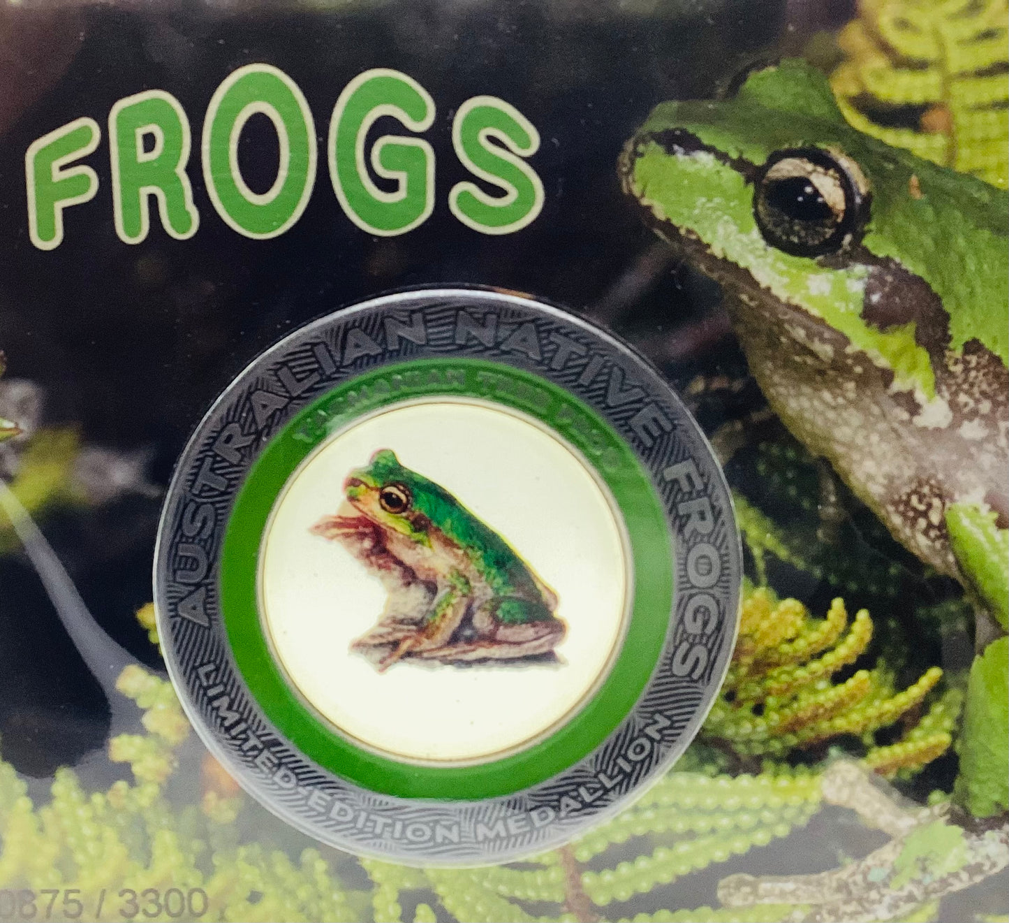 2018 PNC MEDALLION NATIVE FROGS LIMITED EDITION 0875 / 3300 #M2961