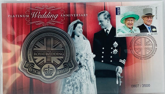 2017 PNC Platinum Wedding Anniversary 1947-2017 Medallion Ltd Edition /3500