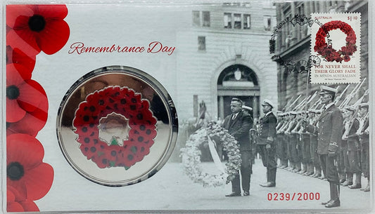 2021 PNC Remembrance Day Coloured Medallion Limited Edition #239/ 2000